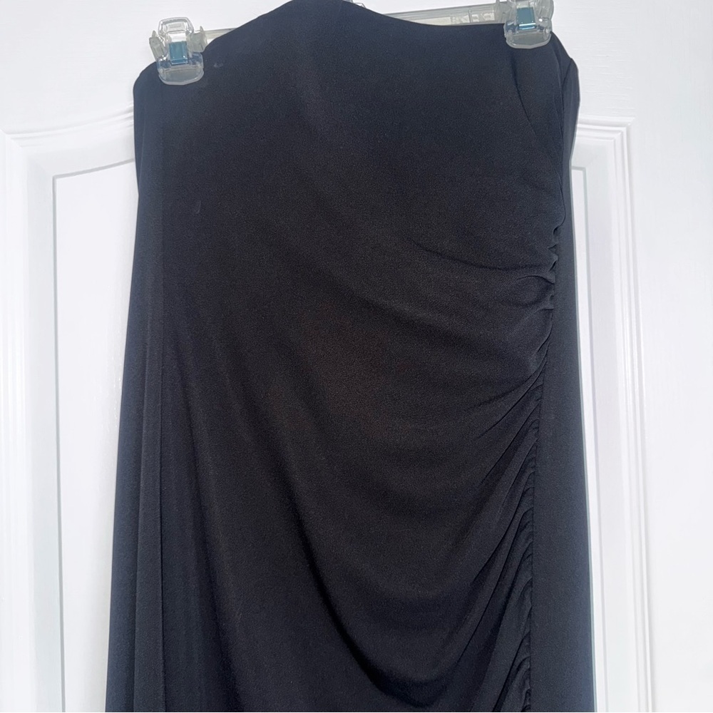 BCBG Black Layered Maxi Skirt - Picture 2 of 8